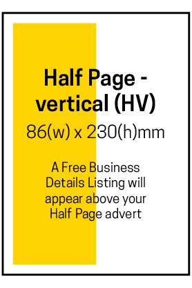 Half Page - vertical (HV)