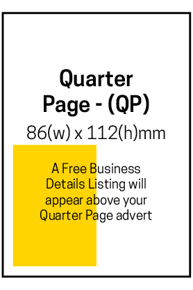 Quarter Page - vertical (QP)